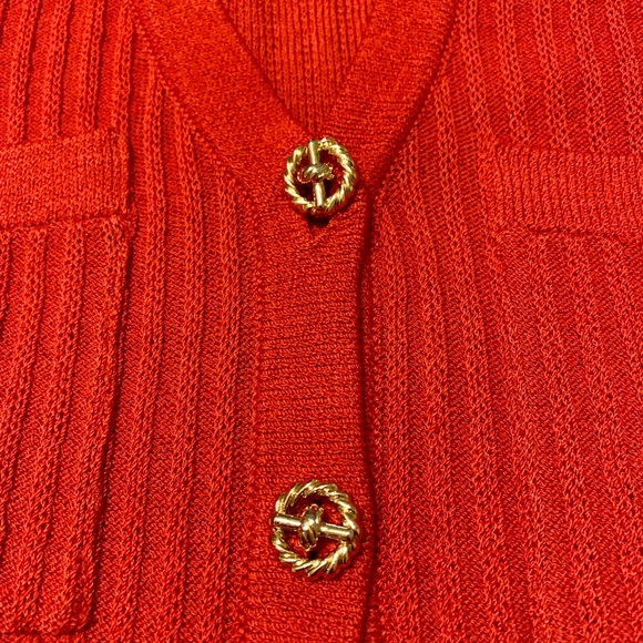St. John Knit orange Jacket size 4 Host Pick! 🎉 - Picture 7 of 7